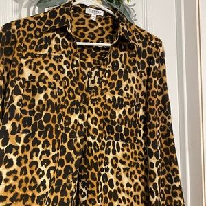 Express leopard shirt